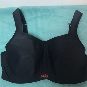 Panache Sport black sports bra Sz 34E Underwire